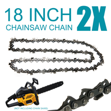 2pcs 18 Inch Chainsaw Saw Chain Blade Pitch .325 " 0.058 Gauge 72DL Replacement Saw Wood Cutting Chains Mayitr 2024 - buy cheap