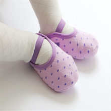 5colors Baby First Walkers Baby Shoes Socks Infant Baby Girls Shoes Rubber Anti Slip Polka Dot Shoe Sole Baby Walker 2024 - buy cheap