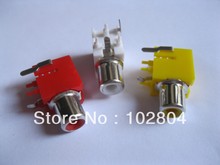 AV-8.4-9 AV Pin Jack 3 Color RCA Female Audio Video AV Socket Connector 240 pcs  per Lot 2024 - buy cheap