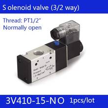 1PCS Free shipping Pneumatic valve solenoid valve 3V410-15-NO Normally open DC24V AC220V,1/2" , 3 port 2 position 3/2 way, 2024 - buy cheap