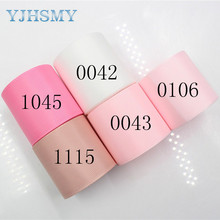 YJHSMY,J-171109-50MM,50 mm 5 yards Solid Color Ribbons Thermal transfer Printed grosgrain,clothing Accessories DIY handmade 2024 - buy cheap