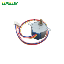 Luloud 28byj-48 motor de passo 12v/5v, motor de passo eletrônico inteligente de engrenagem, motor de passo trifásico com cinco fios cw/ccw para arduino conjunto diy 2024 - compre barato