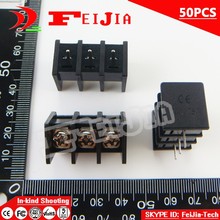 50PCS 55-10-3P / 55 10mm 3Pin Barrier Terminal Block Screw Terminal Block Pitch 10mm Terminal Block Free Shipping 2024 - buy cheap