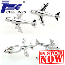 TZG10230 Plane Cufflink Cuff Link 2 Pairs Free Shipping Promotion 2024 - buy cheap