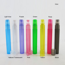 Spray de plástico com transparência vazia para viagem, 24x10ml, spray recarregável de 10cc para perfume, atomizador de névoa, recipiente de embalagem 2024 - compre barato