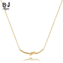 BOJIU Simple Long Pendant Necklace Gold Link Chain Women Necklace Fashion Charm Necklace Women For Party Valentine Gift NKS195 2024 - buy cheap