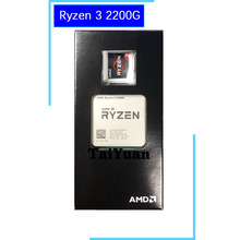 Четырехъядерный процессор AMD Ryzen 3 2200G R3 2200G 3,5 GHz с четырехъядерным процессором YD2200C5M4MFB Socket AM4 2024 - купить недорого