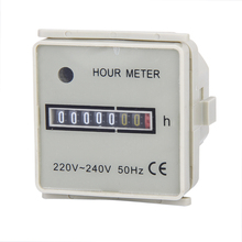 AC220-240V Hour Meter Square Digital Hours Counter Timer Hour Meter Gauge High Accuracy and Steady Performance novel design 2024 - buy cheap