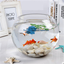 15*12.5CM Glass Aquarium Fishbowl For Fish Flower Plants Aquarium Home Decoration Ball Fish Tank Round 2024 - buy cheap