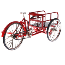 Triciclo de aleación fundido a presión para niños, juguete de Ciclismo de carreras con freno Real, modelo de bicicleta, juguete para regalo para escritorio rojo, 1:10 2024 - compra barato