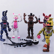 Hot Sell Five Night At Freddy Anime Fnaf Bear Free Assembly Action Figure Pvc Model Freddy Toys For Children 2024 - купить недорого