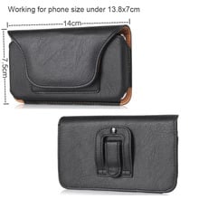 Holster Belt Clip Leather Phone Case Pouch For Lenovo K6 Power/A7000 Turbo/Vibe P1 Turbo/Vibe K5 Plus/Lemon 3/K5 Note/K4 Note 2024 - buy cheap