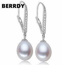 REAL PEARL 3 Color Natural Pearl Earrings Fashion Nice Earrings for Beautiful Bride Party Wedding Gift 2024 - buy cheap