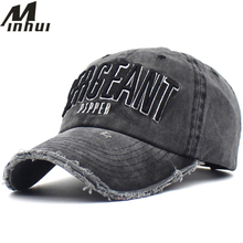 Minhui novo boné de beisebol de algodão para homens mulheres chapéu vintage snapback boné de letras boné esportivo casual casquette gorros masculinos 2024 - compre barato