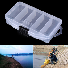 Outdoor Sports Bait Box for Fishing Lures Hooks Other Fishing Tools Transparent Plastic Storage Box Tackle Bait Container 2024 - buy cheap