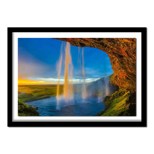 Pintura de diamante 3D DIY, bordado de punto de cruz, cascada, paisaje completo de diamante cuadrado 2024 - compra barato