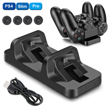 DOBE Fast Charging Dock Station USB Controller Charger Stand Base With Charging Cable For Sony Playstation 4 PS4 / SLIM / PRO 2024 - buy cheap