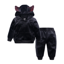 2019 Children Clothing Spring Autumn Girls Clothes Wing Outfits Kids Costume Boys Sport Suit For Kids Girls Clothing Sets MB497 2024 - buy cheap