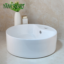 Yanksmart-lavatório em cerâmica., conjunto de lavatório para pia, não inclui torneira. 2024 - compre barato