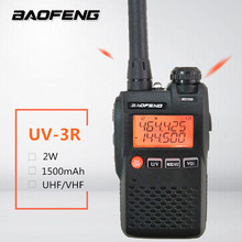 Лучшая цена Baofeng UV-3R мини рация UHF VHF Двухдиапазонная портативная двухсторонняя радиостанция Ham Hf Мобильный приемопередатчик UV3R VOX 2024 - купить недорого