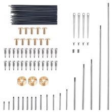 Kit de peças de reparo para saxofone, kit de reparo com agulha para conserto de instrumento de sopro de 92 tamanhos 2024 - compre barato