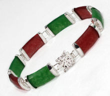 Free shipping  >>>>Beautiful red green  Bracelet fgu 6.05 2024 - buy cheap