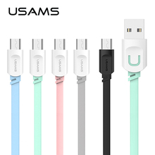 USAMS Micro Usb cable original data cable 1m Mobile Phone Accessories microusb Cables for samsung xiaomi Mobile Phone Cables 2024 - buy cheap