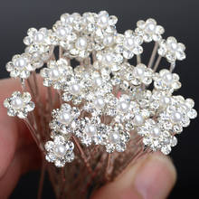 40Pcs Wedding Bridal Hairpins Tiara Charm Pearl Crystal Flower Rhinestone Hair Clips Pins Accessories Jewelry 2024 - buy cheap