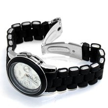 Роскошные брендовые аналоговые кварцевые круглые часы унисекс с японским механизмом Miyota, черный мягкий силиконовый ремешок, серебристый циферблат 2024 - купить недорого