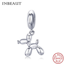 INBEAUT New Designer 925 Sterling Silver Hot Air Balloon Running Little Naughty Dog Charm fit Brand  Bracelet Beads Jewelry 2024 - buy cheap