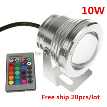 10W RGB LED Pool Light 12V Underwater Lamp 1000LM Waterproof IP68 Aquarium Lamp Fountain Lights With 24 Keys Remote Controller 2024 - buy cheap