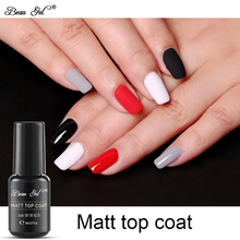 Beau Gel 8ML Matt Top Coat Gel Nail Polish Soak Off UV LED Top Base Coat Gel Polish Matte Nail Polish Gellak Hybrid Varnish 2024 - buy cheap