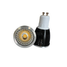 100X Wholesale dimmable GU10/E27/E14 110V/220V 5W COB LED spotlight with led lens with factory supply express free shipping 2024 - купить недорого