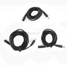 Cable de extensión de alimentación CC de 1M, 2M, 3M, 5M, 10M, enchufe hembra a macho de 5,5x2,1mm, conector adaptador de Cable para Monitor LED CCTV de cámara 2024 - compra barato