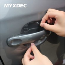 8pcs Universal Invisible Car Door Handle Scratches Automobile Shakes Protective Vinyl Protector Films Car Handle Protection 1 2024 - buy cheap