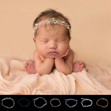 Top Quality 2017 New Newborn Baby Mohair Pearl Headband Headwear Hair Accessories Photography Props GiftXY 2024 - купить недорого