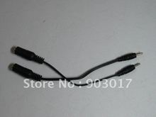 DC Power Jack 5.5x2.1mm Female to 2.5x0.7mm Male Plug Cable 18cm 0.18m 5 pcs per lot hot sale 2024 - buy cheap