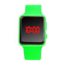 Унисекс цифровые светодиодные спортивные часы силиконовый ремешок наручные часы мужские детские модные часы электронные цифровые часы подарки Hodinky 2024 - купить недорого