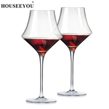 HOUSEEYOU 2Pcs Lead-Free Crystal Wine Goblet Glass Home Bar Office Drinking Flutes Party Brandy Beer Water Glass Cup Drinkware 2024 - buy cheap