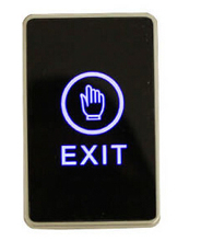 Bule Backlight Touch Exit Button Infrared Contactless Door Release Switch for Access Control System 2024 - buy cheap
