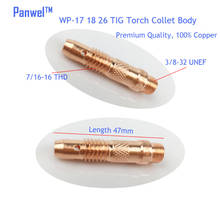5pcs TIG Consumables Collet Body 2.0mm 5/64 inches For SR 17 18 26 DB PTA WP Torch 2024 - buy cheap
