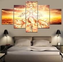 Wall Art Modular Framerowk Picture Canvas Printed Modern Home Decorative Anime Painting 5 Pieces Fate KOHA-ACE Character Poster 2024 - buy cheap