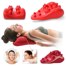 Neck Massager Pillow massage pain relief Care Back Health Neck Shoulder Relieve Dual Trigger Point Self-Massage Tool Training 2024 - buy cheap