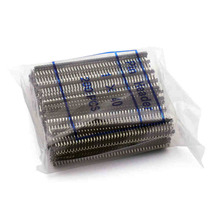 200pcs/pack 40 Pin 1x40P Single Row Male 2.54 Breakable 40Pin Header Connector Strip for Arduino Black 2024 - buy cheap