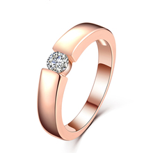 DAN'S ELEMENT, Сердца и стрелы, кубический цирконий, обручальное кольцо, розовое золото и серебро, классическое кольцо на палец DER400 DER406 2024 - купить недорого