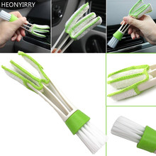 Portable Double Ended Car Air Conditioner Vent Slit Cleaner Brush Instrumentation Dusting Blinds Keyboard Cleaning Brush 2024 - buy cheap