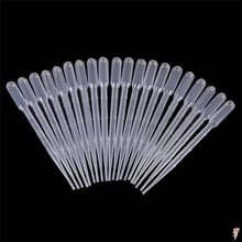 20PCS 3ml Practical Transparent Pipettes Disposable safe Plastic Eye Dropper Transfer Graduated Pipettes Educational Supplies 2024 - buy cheap