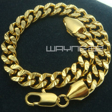 Gold color men bracelet B150 2024 - buy cheap