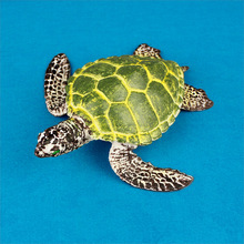 Игрушечная модель, фигурки осьминога, коллекционная черепаха, пластиковые рыбные животные 2024 - купить недорого