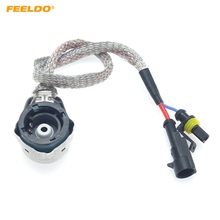 FEELDO-adaptador de enchufe para Faro de Xenón HID de coche, arnés de relé para bombilla D2S, D2R, D2C, D4S, D4R, Conector de Cable, 1 ud., # CA5993 2024 - compra barato